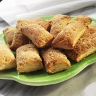 Печенье с сахаром и корицей — стоковое фото