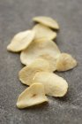 Dried garlic slices — Stock Photo