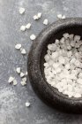 Sea salt crystals — Stock Photo