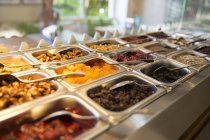 Ingredienti Muesli a colazione a buffet — Foto stock