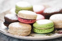 Heap of Colored Macaroons — Stock Photo