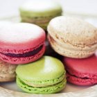 Multi-Colored Macaroons — Stock Photo
