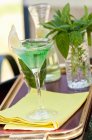 Cocktail menthe au gin — Photo de stock