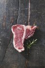 Raw T-bone steaks — Stock Photo