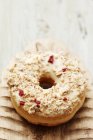 Doughnut topped with oats — Stock Photo