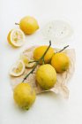 Frische sizilianische Zitronen — Stockfoto