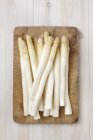 Peeled white asparagus — Stock Photo