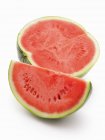 Fresh halved Watermelon — Stock Photo