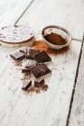 Schokoladenreis-Cracker — Stockfoto