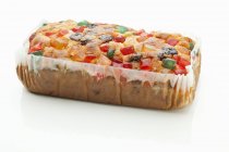 Christmas loaf with candied fruits — Stock Photo