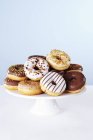Doughnuts with different icing — Stock Photo