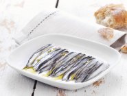 Sardines in olive oil — Stock Photo