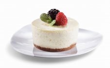 Französischer Vanille-Käsekuchen — Stockfoto