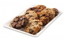 Homemade Cookies in Platter — Stock Photo