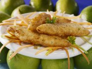 Deep-fried fish in batter — Stock Photo