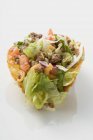 Taco with mince filling — Stock Photo