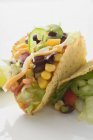 Tacos remplis de maïs doux — Photo de stock