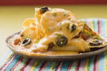 Tortilla Chips con formaggio — Foto stock