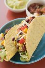 Zwei Gemüse-Tacos — Stockfoto