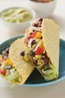 Two vegetable tacos — Stock Photo