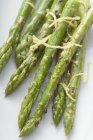 Roasted green asparagus — Stock Photo