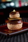 Dessert in pila Cookie — Foto stock