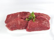 Quatre steaks croustillants — Photo de stock