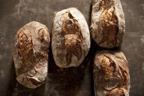 Panes de pan de campo - foto de stock