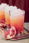 Three fruity drinks — Stock Photo