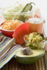 Ingredients for Mexican dishes — Stock Photo