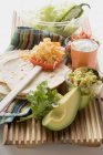 Ingredients for Mexican dishes — Stock Photo