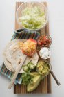 Ингредиенты для мексиканской кухни — стоковое фото