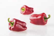 Fresh red peppers — Stock Photo