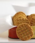 Peanut butter biscuits — Stock Photo