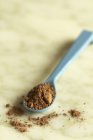 Cacao en polvo en la cuchara - foto de stock