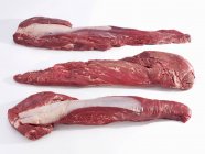 Filetes de carne fresca - foto de stock