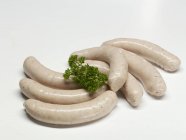 Salsichas brancas Weisswurst — Fotografia de Stock