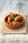 Fried ham croquettes — Stock Photo