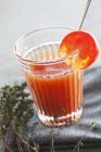Homemade tomato juice — Stock Photo