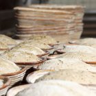 Tortas de pão não cozidas — Fotografia de Stock