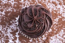 Cupcake al cioccolato appena sfornato — Foto stock