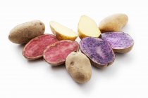 Различные виды картофеля — стоковое фото