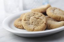 Assiette de biscuits au sucre — Photo de stock