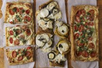 Піца з листкового тіста — стокове фото
