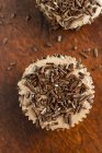Cupcake con cioccolatini — Foto stock