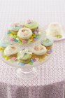 Dish of Easter Cupcakes — Stock Photo
