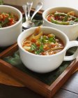 Овочевий і макаронний суп — стокове фото