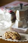 Печенье Мюсли с шоколадом — стоковое фото