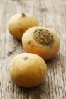 Fresh picked turnips — Stock Photo