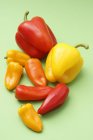Fresh colorful peppers — Stock Photo